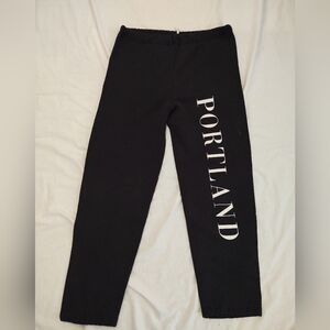 Vintage Portland Black Sweatpants